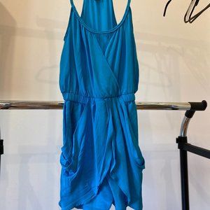 Blue Charlie Jade Silk Romper